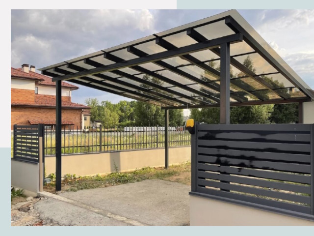 Металлические навесы в Карабулак от 620 руб. за м²