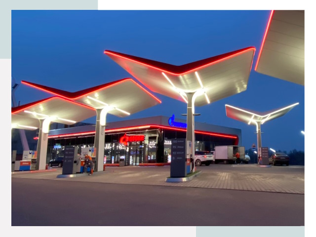 Навесы для АЗС в Карабулаке