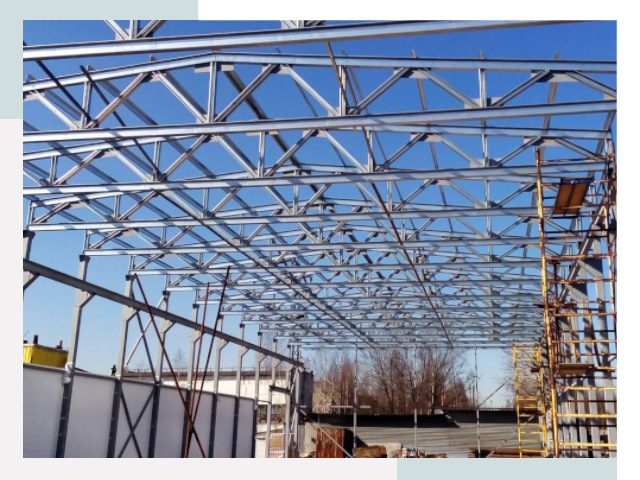 Металлокаркасы для складов в Карабулаке